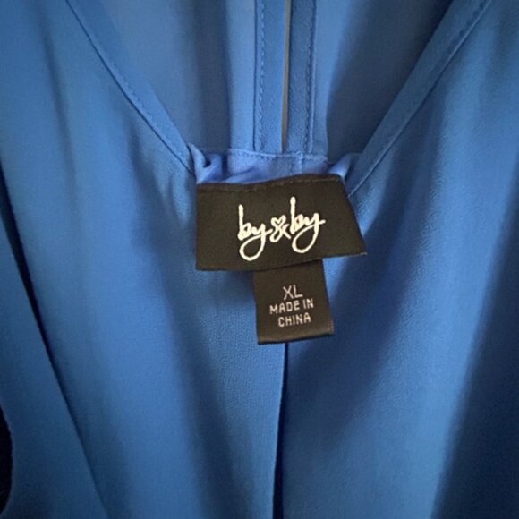 by & by Blue Halter Dress - Picture 2 of 5